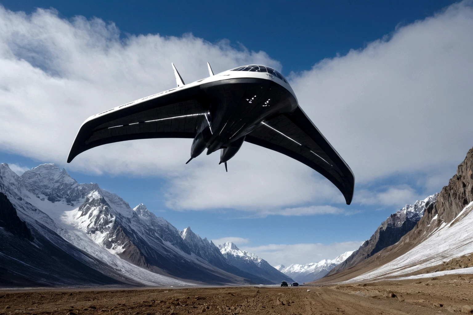(((VIENE UNA NAVE ESPACIAL FUTURISTA SIGLO 40 DC VIENE VOLANDO CERCA DEL SUELO EN PRIMER PLANO)), (((VIENE UNA NAVE ESPACIAL FUTURISTA SIGLO 40 DC VIENE VOLANDO INCLINADA CERCA DEL SUELO EN PRIMER PLANO)), (((VIENE UNA NAVE ESPACIAL FUTURISTA SIGLO 40 DC VIENE VOLANDO EN PRIMER PLANO)), ON AN ALIEN PLANET STEEP AND INTRINSIC MOUNTAINS WITH SHARP ROCKS WITH SNOW AND ICE, EL CIELO TORMENTOSO APLOMADO, GRAY AND COLD HAS THE CLOUDS DESTROYED BY THE FREEZING WIND FROM THE POLE, IMAGEN HIPER REALISTA, MAXIMUM DEPTH OF FIELD, MAXIMUM HDR 4K RESOLUTION, PERSPECTIVA PERFECTA