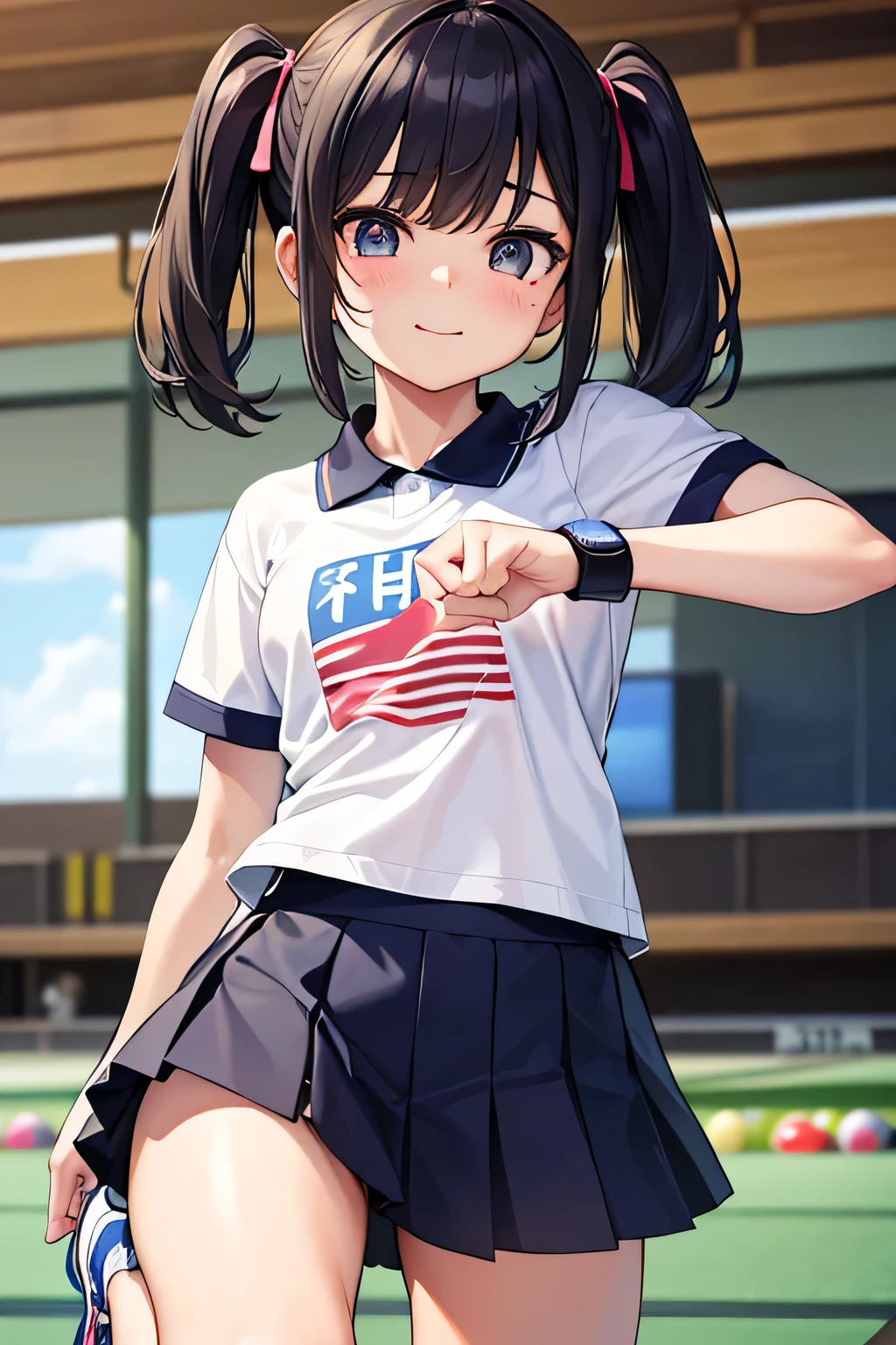 highest quality、High resolution、Detailed Background、Anatomically correct、(Detailed facial expressions)、(Detailed eyes:1.2)、age beauty、(Highly detailed face:1.4)、(Highly detailed face:1.4)、cute hair color、cute hairstyle、bowling alley、Cute gestures、
bowling alleyに行くのが楽しみ、Playing with friends、
You've gotten better at throwing strikes、Let's all rejoice together、
The sound of pins falling echoes、Good at rolling the ball、
It's my turn next、I'll try throwing it with all my might、
one two three、A lot of pins fell、Everyone smiles and claps、
Everyone enjoying bowling、It's heartwarming to see them playing together、
After bowling、We all had lunch together、
It's nice to have a lively conversation、
Bowling day is so exciting、
Time spent with friends becomes precious memories、
We recommend a casual T-shirt that is easy to move in.、
T-shirts with character patterns or logos can also create a feminine look.、
A polo shirt gives an elegant impression while being easy to move around in.、
We recommend a cute and colorful polo shirt.、
A knee-length flared skirt is easy to move in and gives a cute impression.、
We also recommend skirts with sporty designs.、
Tapered pants and shorts are comfortable and easy to move in.、
Sports-themed pants are stylish、
Sneakers are recommended、Colorful sneakers give a cute impression、
Wearing a wristband makes it look more sporty、
Hair accessories such as ribbons and hairpins can add a feminine touch.、cute