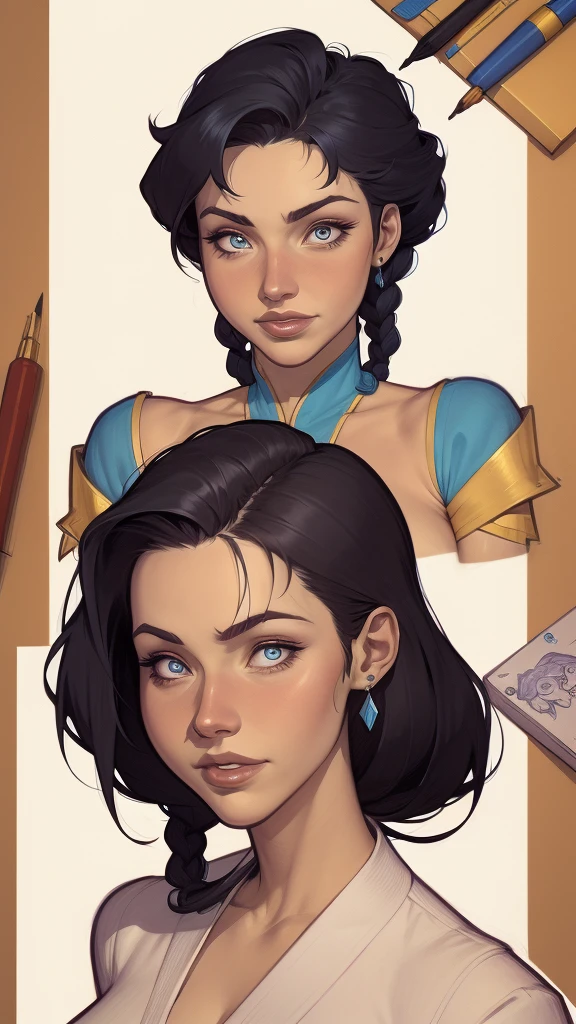 r com um sorriso no rosto, estilo de desenho em quadrinhos, solo portrait 🎨🖌️, 🤤 retrato de , linhas soltas, retrato de arte de linha, professional sketch, high quality sketch, lindo estilo de desenho, desenho de , Pen sketch, sketch sketch, realistic sketch, high draft quality, sketched, linhas limpas, retrato fofo, sombreamento simplesPersonagem mulher estilo a seios lindos redondos e firmes tompunk Fiona rainha Anna de Arendelle com marcas de guerras Imagem de desenho animado de uma mulher .Ilustra??o estilo desenho animado, estilo de arte dos desenhos animados, estilo de arte dos desenhos animados, digital illustration style, estilo atompunk design de personagens altamente detalhado, arte digital detalhada coragem, Forest Fan Art, Design de personagens de retrato, beautiful digital illustration, retrato de alta qualidade, Arte em quadrinhos, mulher jovem cabelo com transas lindas . Queen Anna of ArendelleBeautiful lined eyes Medium large bust and wonderful sexy clothes. image expression of sexual desire from waist to head illustration Queen Anne of Arendelle atompunk style Fallout 4 style pose beautiful round, firm breasts playboy magazine Character Christina Ricci black hair style Morticia AddamsCartoon image of a woman .cartoon style illustration, estilo de arte dos desenhos animados, estilo de arte dos desenhos animados, digital illustration style, design de personagens altamente detalhado, arte digital detalhada fofa, City fan art, Design de personagens de retrato, beautiful digital illustration, retrato de alta qualidade, Arte em quadrinhos, jovem expressando desejo sexual. Statuesque full-length close-up of a blonde woman with braids in farm clothes