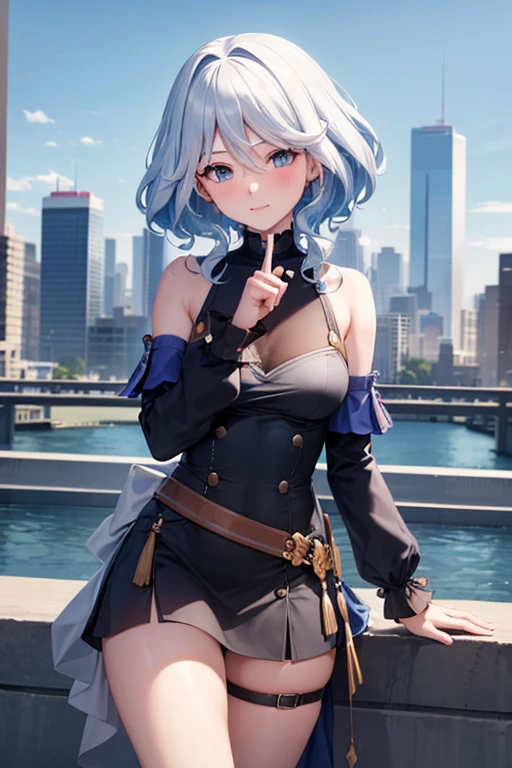 (highest quality,4K,High resolution,masterpiece:1.2),Very detailed,Beautiful details, Teenage body,Expressions of joy,Furina character, 16-year-old teenager, Embarrassed,Walking around the city, Shiny Hair,
(leg lift, leg up, arm support:1.2),flexible,standing on one leg,standing split,(cameltoe:1.4)