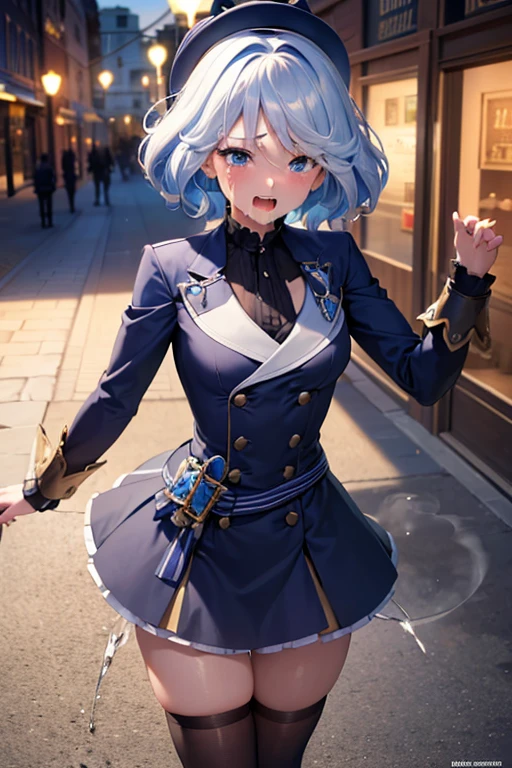 (highest quality,4K,High resolution,masterpiece:1.2),Very detailed,Beautiful details, Teenage body,Expressions of joy,Furina character, 16-year-old teenager,Walking around the city, Shiny Hair,
(vulgarity:1.1),(fucked silly:1.1),(steam:1.1),(wet:0.7),(trembling:1.1),(tears:1.1) ,(drooling:1.1),(sweat:1.1)