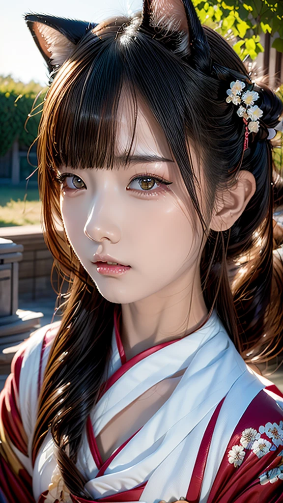 AIBeauty、Cat ear、Shrine maiden、Starry sky animal circle、Real Beauty