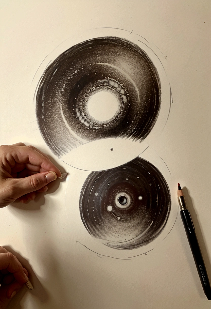 drawing of planets