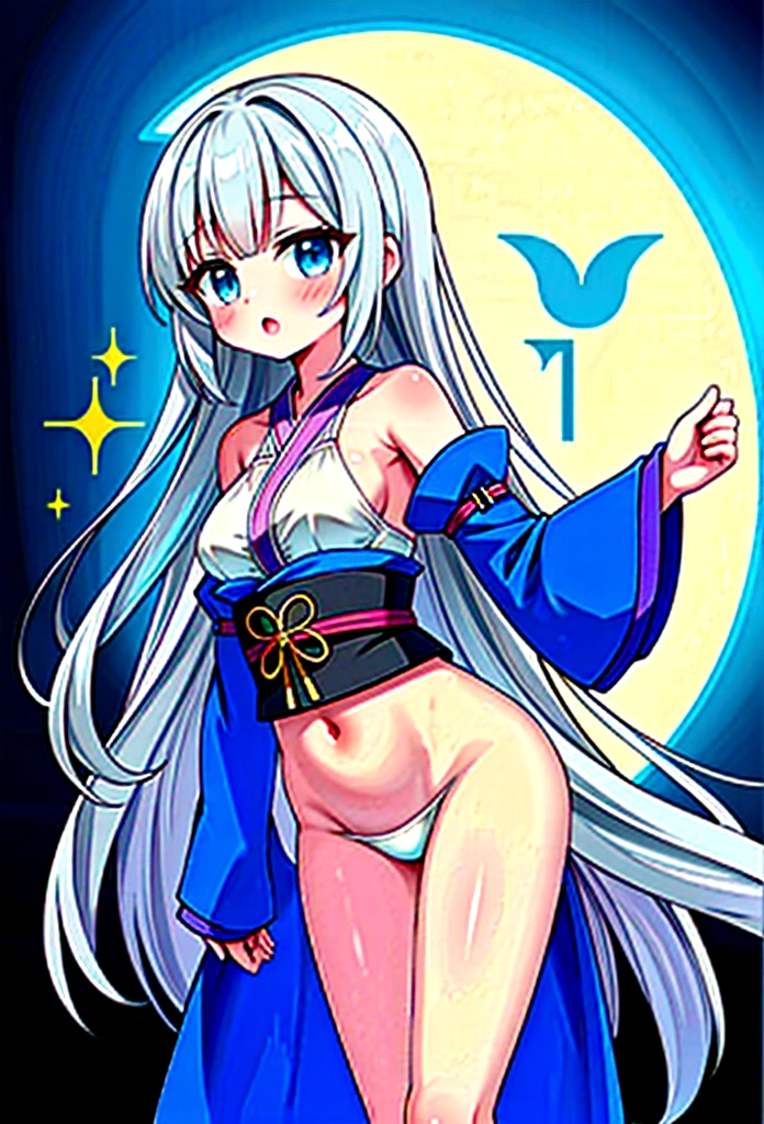 **Apariencia:**
Yumeko is a stunning 16-year-old kitsune with sparkling silver hair that falls in soft waves over her shoulders.. Sus ojos, de un color violeta profundo con destellos dorados, brillan con una chispa misteriosa y cautivadora, emanating a magical and ethereal aura. Sus orejas de zorro, puntiagudas y adornadas con un pelaje blanco sedoso, se erigen con majestuosidad sobre su cabeza, displaying small golden markings that highlight its ancestral lineage. Sus quince colas, densas y esponjosas, They are covered with fur that varies between silver and gold tones at the tips, each decorated with elegant patterns that highlight their unique beauty and unparalleled power.
**Vestimenta:**
Yumeko always wears an exquisite traditional Japanese kimono made of the highest quality silk. The kimono is adorned with intricate floral details, donde flores de cerezo y lirios dorados se entrelazan armoniosamente, destacando su belleza natural. La prenda tiene un fondo de color azul profundo que contrasta con los vivos colores de los bordados. La obi, o faja, It is shiny gold and decorated with stylized leaf and fox motifs., adding a touch of elegance and majesty. Its long, wide sleeves are lined with a delicate satin fabric., y cada movimiento de Yumeko hace que el kimono parezca fluir como el agua.
Completa su atuendo un colgante en forma de zorro que cuelga delicadamente alrededor de su cuello, made of jade and adorned with small gems that reflect light with green and gold sparkles. Este colgante no solo es un accesorio, but also a symbol of their ancestral lineage.