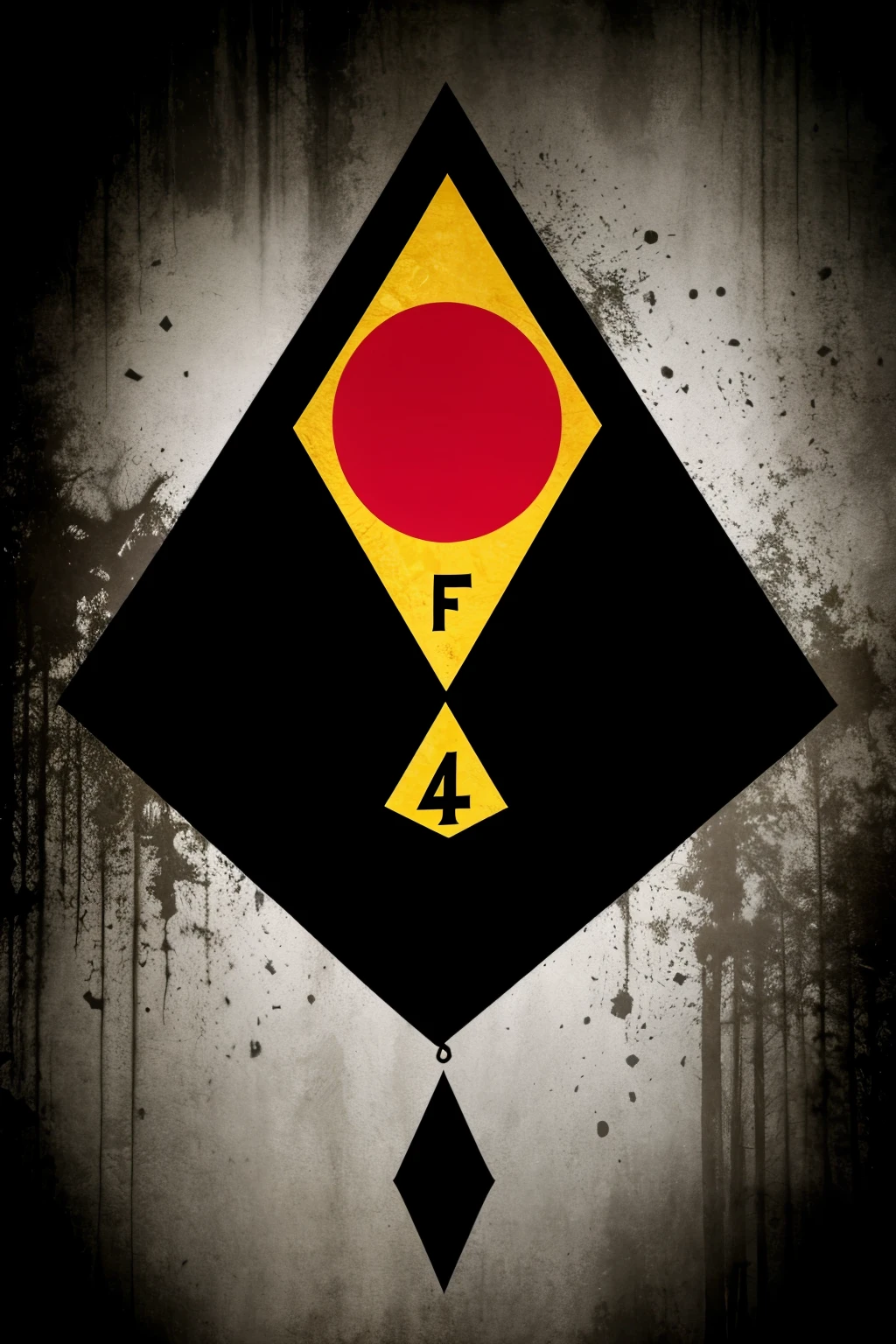 a bill cypher(de gravity falls) del modo mas terrorifco, grotesco y oscuro posible, con sangre