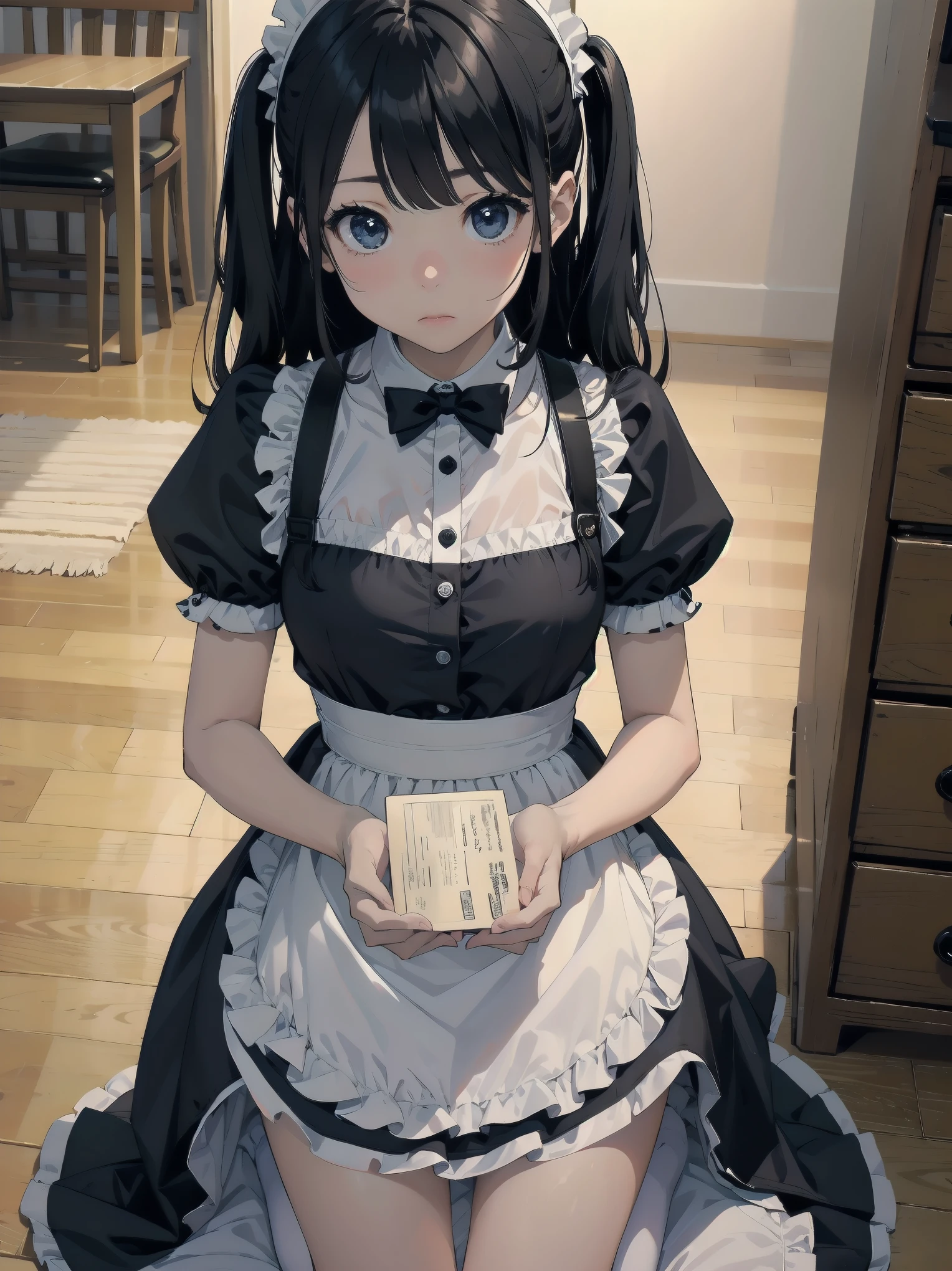 Masterpiece、Disorganized、矛盾するほどのDisorganized、可愛すぎてcuteDisorganized、cute、Super cute、girl、solo、Maid