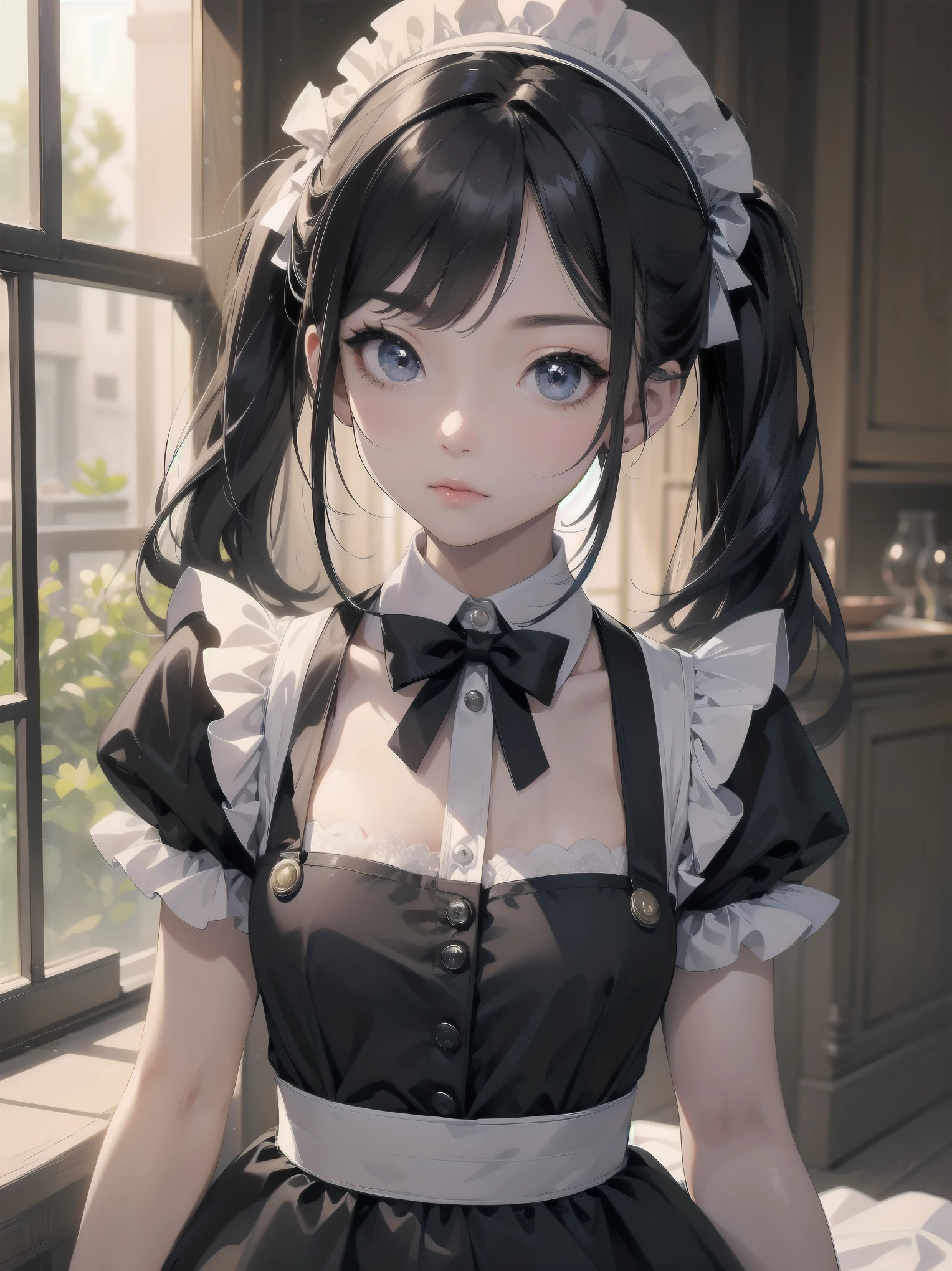 Masterpiece、Disorganized、矛盾するほどのDisorganized、可愛すぎてcuteDisorganized、cute、Super cute、girl、solo、Maid