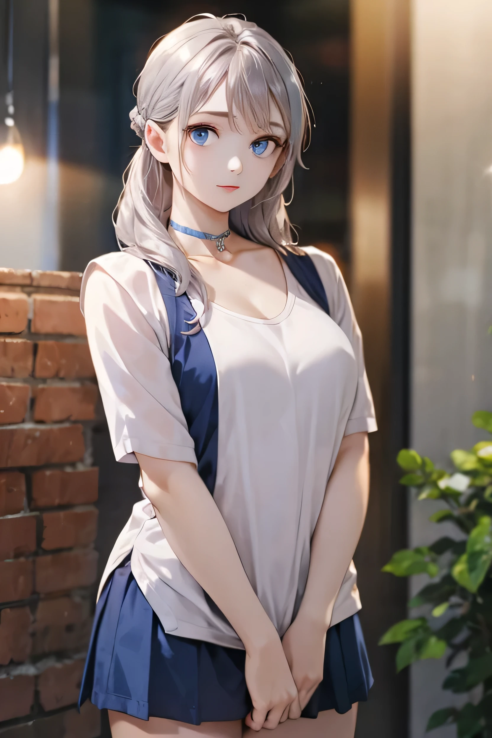(Photorealistic:1.8, highest quality:1.8,8K masterpiece:1.8,High resolution,Mastepiece:1.8,RAW Photos,Cinematic lighting),No split screen、morning、maid Cafe、（A female store clerk wearing a maid outfit:1.5)、(Soryu Asuka Langley)、
（Completely ?????、choker、Medium chest、mini skirt、Wide open chest、Beautiful thighs、Plump nipples）、
(Random hairstyle、Beautiful, shining red, blue, white, brown and silver hair:1.5)、Sparkling Blue Eyes、looks fun、Smile、holding a coffee cup、Random Pause、Random Angle