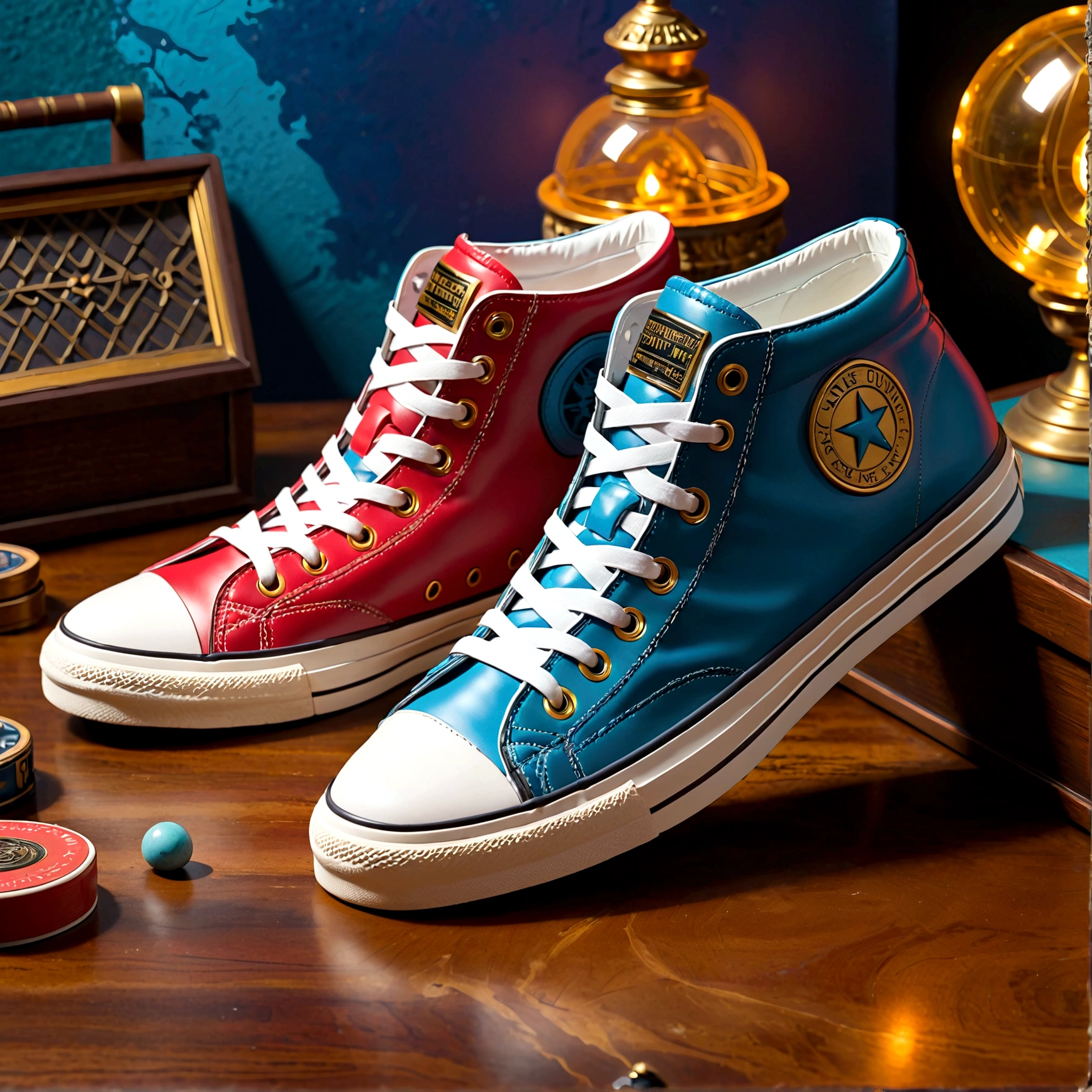 Product photography of Stonepunk sneakers,masterpiece,8K,Extremely detailed,best quality,