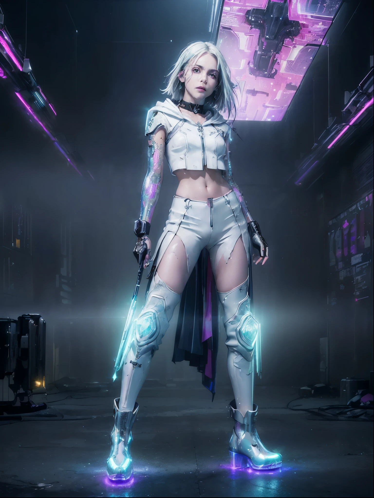 (Digital Art, Fractal Art, Official Art, beautiful and aesthetic, Super detailed, beautiful, masterpiece, highest quality:1.8), (One girl:1.2), Detailed face, Fine grain, Detailed Hair, Detailed fingers, Five Fingers,
_
break cute ig model, Cute Japanese Model, 22 years old, A toned body, Small Head, Small face, Small Mouth, Diamond Face, Small Nose, Sharp face line, smile,teeth, (Droopy eyes, double eyelid, Light-colored eyes, Watery eyes, Shining Eyes:1.2), Shiny Hair, Shiny skin,
_
break (Happy, smile, teeth), beautiful teeth, (Pause:1.3), (strike a dynamic Pause with arms extended, Showcasing LED lines and futuristic details), (To highlight the neon soles of the ankle boots and the flared pants、Photograph the costume from a low angle, Emphasizing the essence of cyberpunk), break (Includes foggy cyber city views lit by neon lights, It creates a fascinating contrast with the bright red cyberpunk fashion.),
_
break (Cyberpunk Theme:1.3), ((bright red, Holographic) Cyberpunk bodysuit with glowing LED lines:1.2), (Detachable hood with geometric pattern:1.2), (Futuristic flared pants with knee pads:1.4), (Neon sole ankle boots:1.3), (Metallic fingerless gloves:1.3), (break), (Futuristic metallic choker:1.2), (hovering Holographic accessory:1.3), (Pause:1.2), (slanting shot:1.1), (background:1.3), (Futuristic cyber city fog and neon lights:1.4),