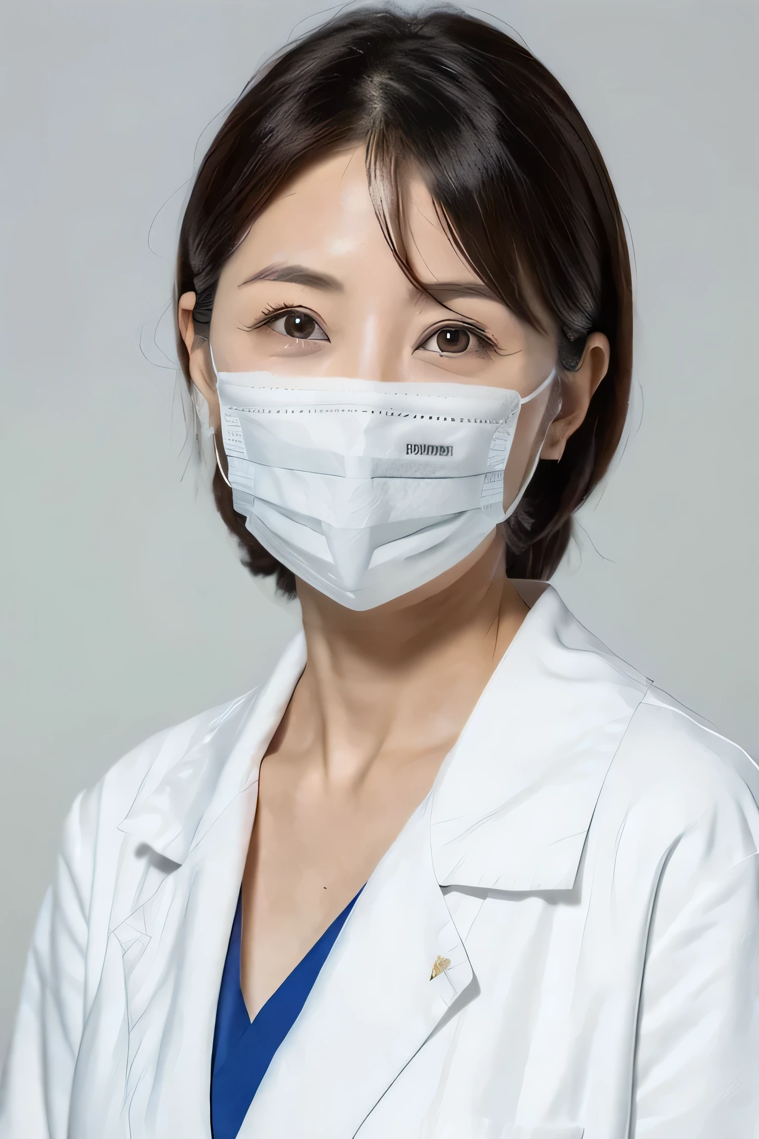 Wearing a surgical mask