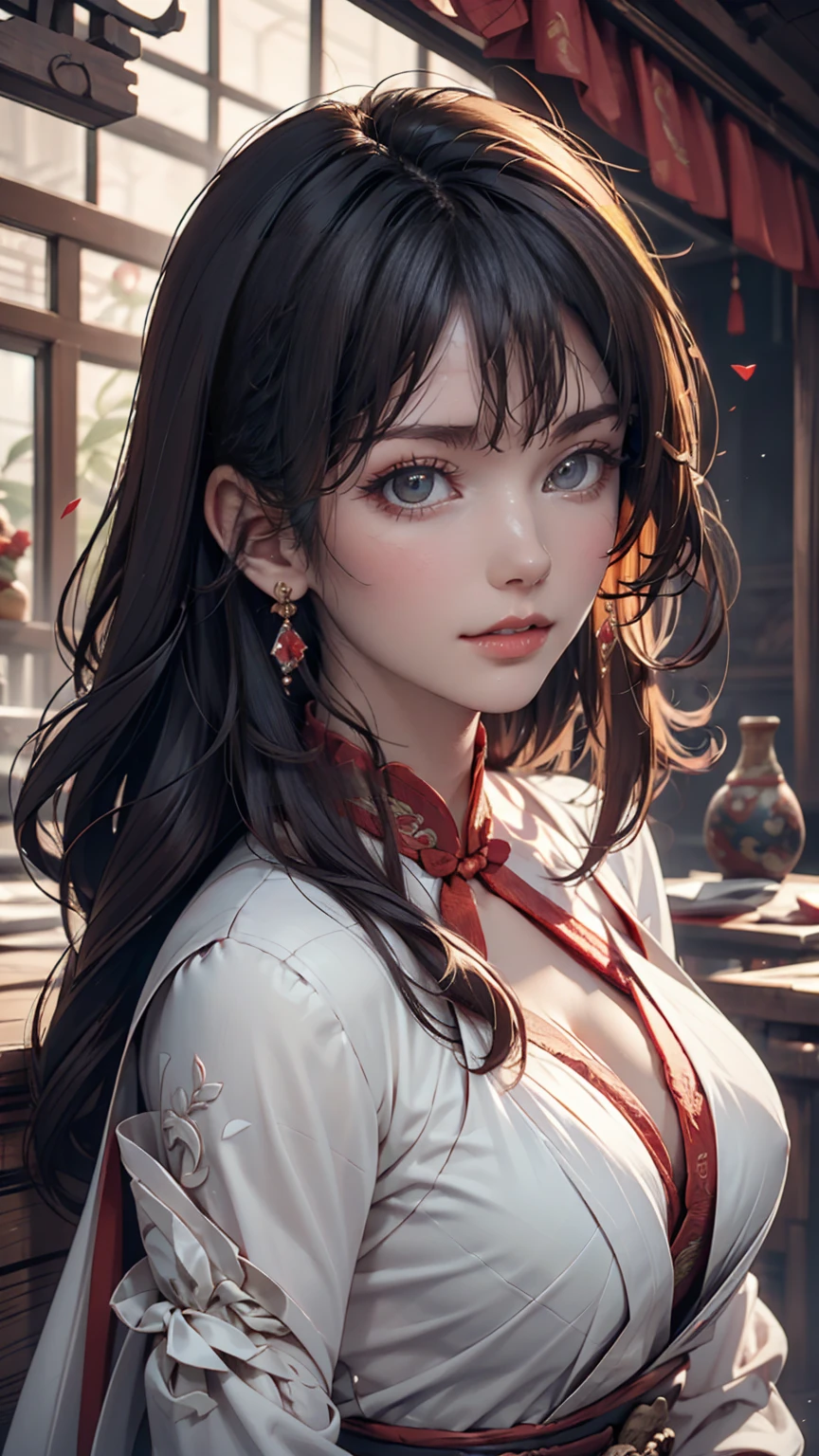highest quality, masterpiece, High resolution, Wuxia 1 girl, China dress, Super gorgeous face, Super gorgeous eyes, Super gorgeous hair, Kung Fu Battle