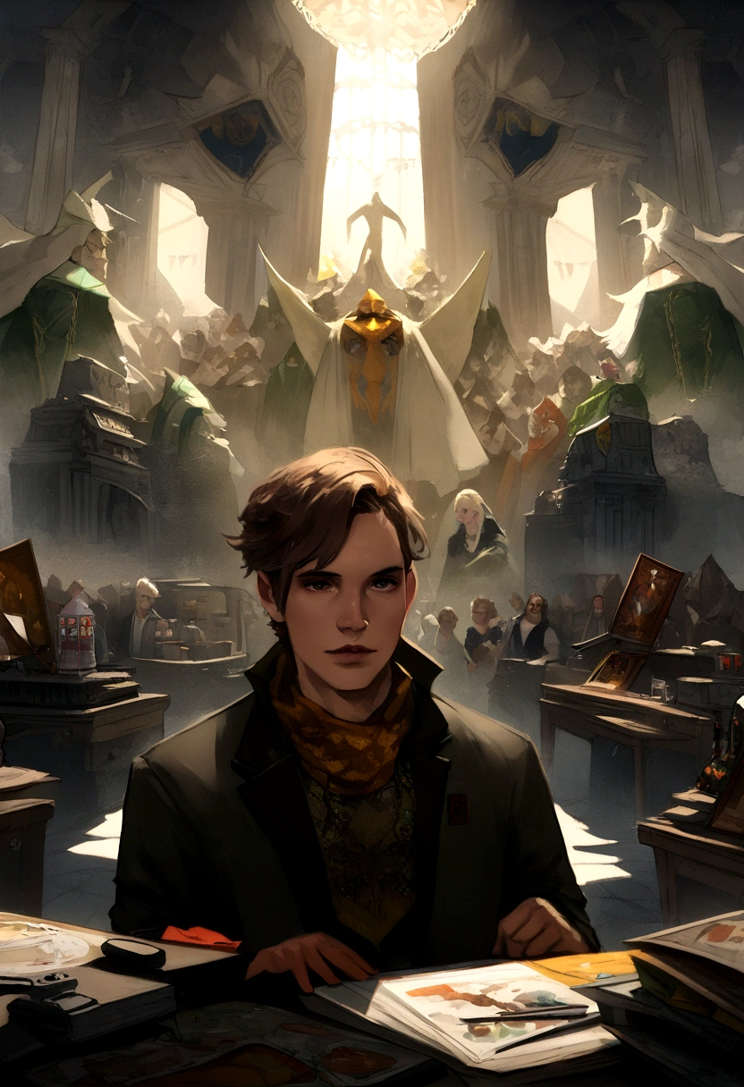 The Horde of Male Celestial Angels Descending from Heaven, realistic epic, Soft cinematic portrait, adobe lightroom, photo laboratory, altamente detalhado, desaparecido, (cores neutras: 1.2), (HDR: 1.4), (cores suaves:1.2), hiperdetalhado, (art station:1.4), cinematic, luzes quentes, dramatic light, (detalhes intrincados:1.1), fundo complexo, (Rutkowski:0.66), (azul e laranja:0.4)