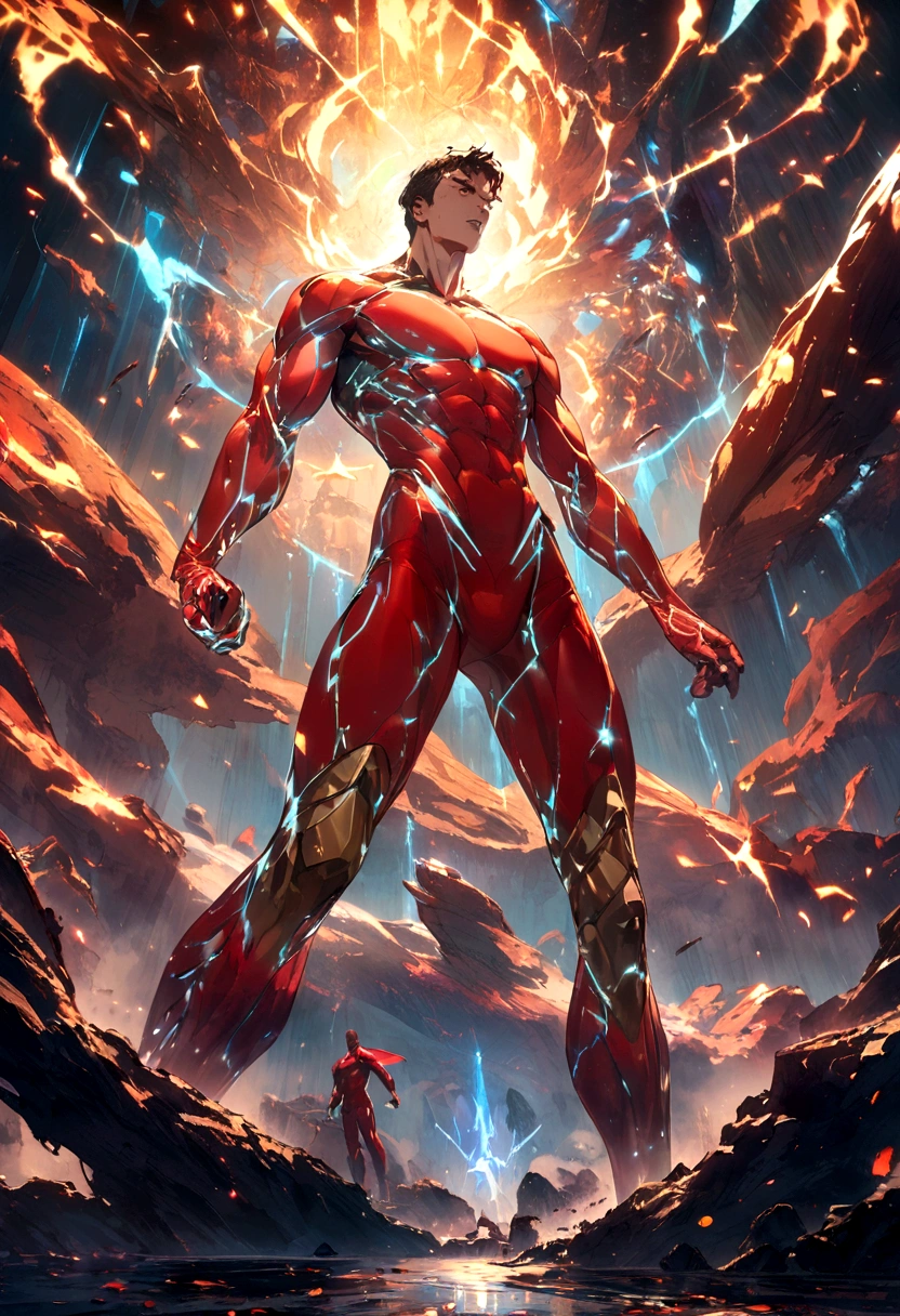 A lot of naked superheroes