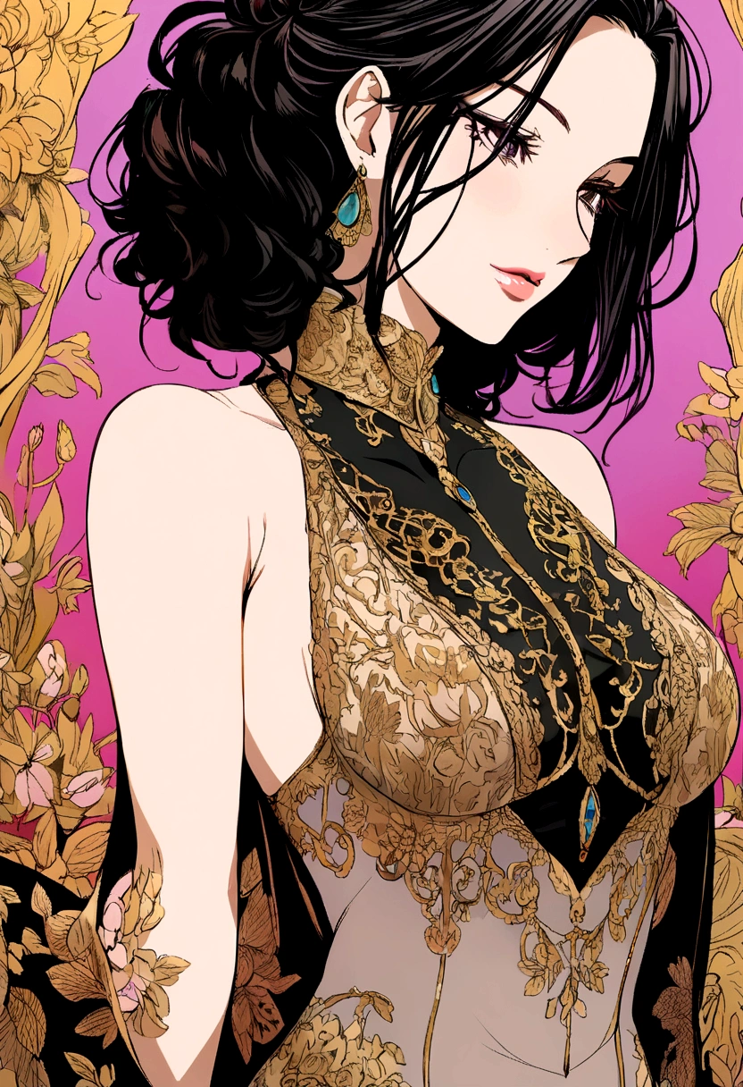 Nami y nico robin besandose lesbianas