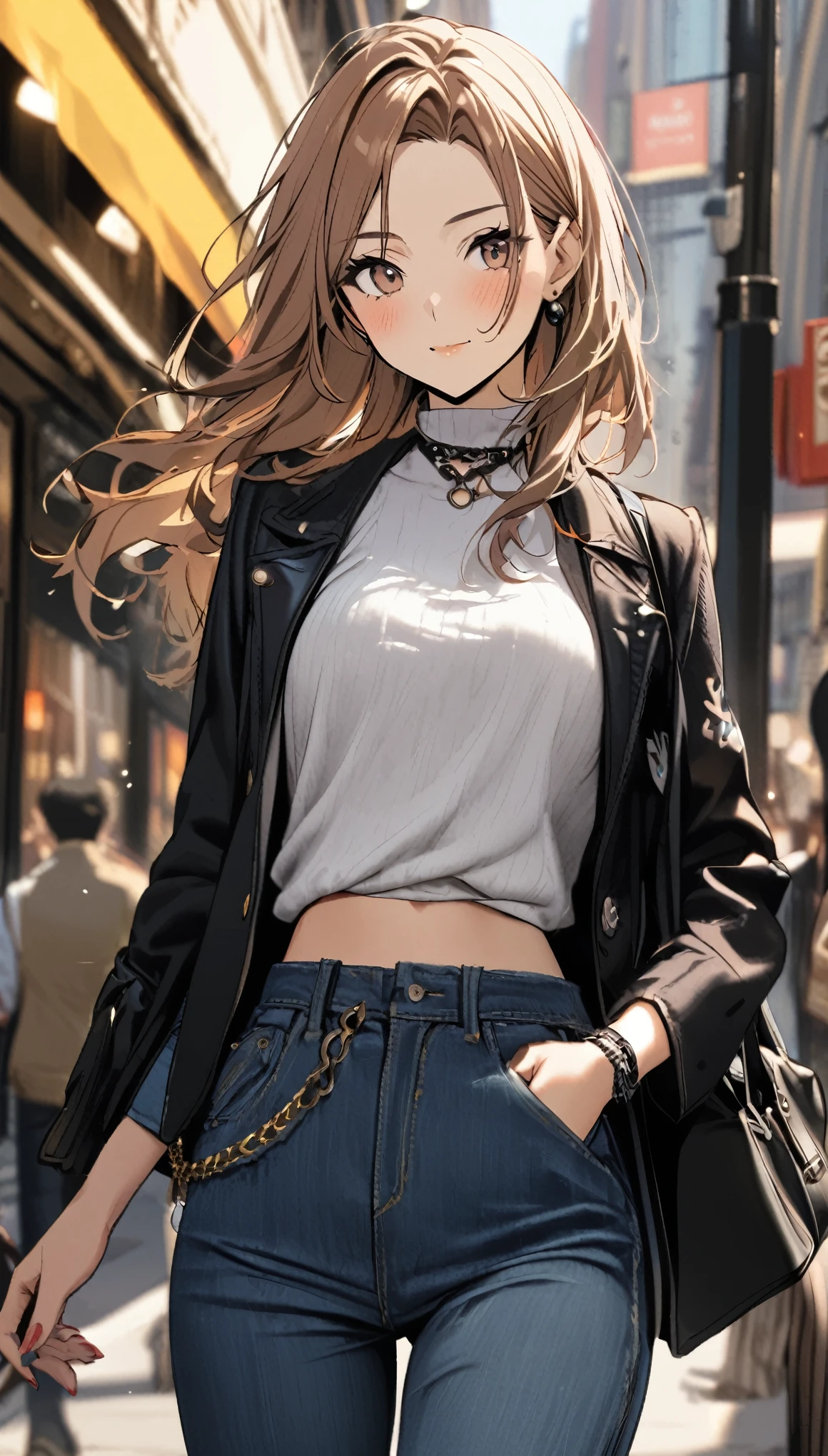 1girl, stylish
