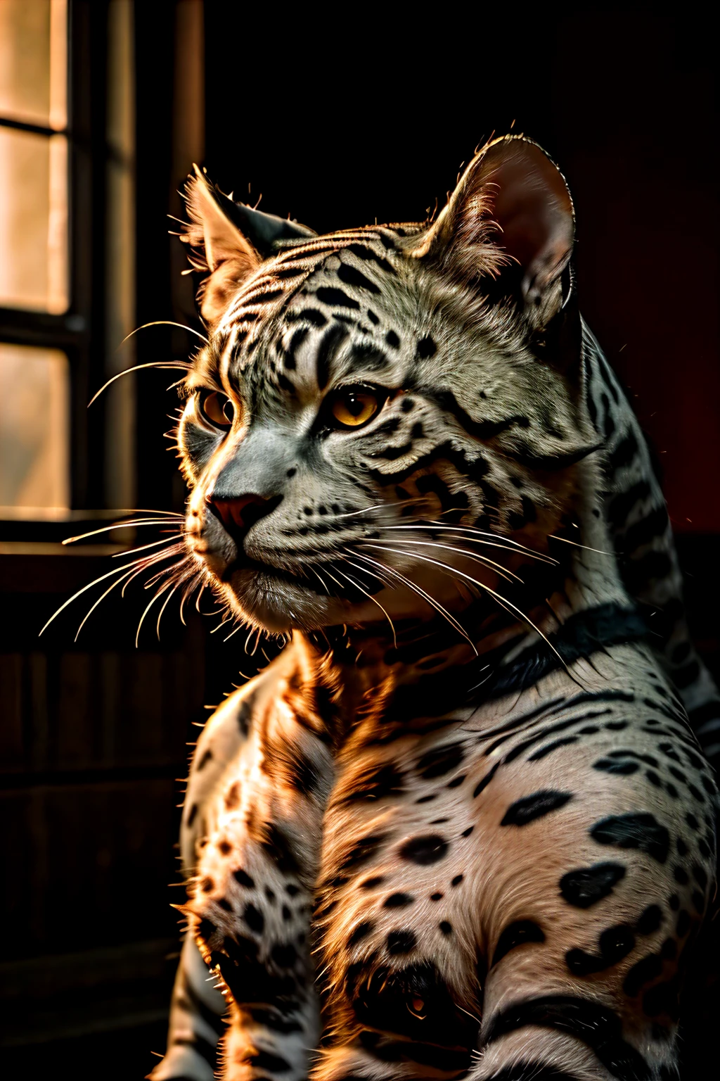 Tai lung the god of darkness looking with angry eyes