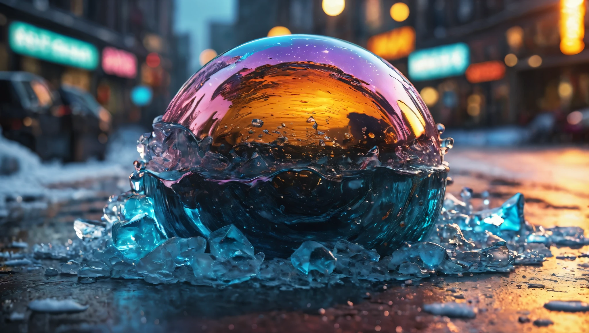 create an image demonstrating the style of ((Icepunk)) style, hyper realism, 8k high definition, vibrant colors, sharp focus, insanely detailed