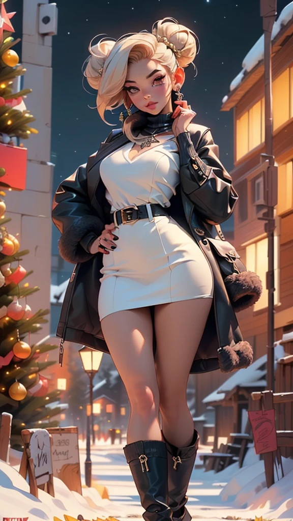 gothic reno girl,(((1 chica))),((extremely lindo and beautiful black haiRojo anime gothic reno girl)), (((antro peludo:1.2), Playboy_reno, reno_cornamenta,(huge cornamenta:1.5,dear cornamenta:1.5,blooming cornamenta:1.5))),(Pechos grandes:1.4),sagging breasts,((((pelo negro:1.5,flequillo de Qi,double bun hair,ear breathing)))),(((Rojo_eyes:1.3))),Intrincado eyes,Hermosos ojos detallados,Symmetrical eyes,ojos grandes:1.5,(((piel brillante:1.5,Piel brillante: 1.5,piel bronceada,piel brillante,very piel brillante,cuerpo brillante,plastic glitter skin,exaggerated piel brillante,piel iluminada))),(spider lower abdomen,Cintura estrecha,cadera ancha,athletic body,piernas infladas,muslos gruesos,cuerpo detallado,(cara detallada)), lindo,cachonda,seductor,erotic,(((NSFW))), zettai ryouiki,Ropa reveladora,mostrar piel,(((Sexy Gothic Fur Coat, gothic fur coat costume, wearing a gothic fur coat:1.3,dark Rojo winter coat))),((Rojo goth mini-skirt,Rojo goth mini skirt with furry edge,correas de tanga visibles, ombligo)),((correa de calzoncillos)),(Rojo gothic clothes,semidesnudo,with little gothic clothing),((((sombra de ojos negra,Delineador de ojos negro grueso,Long, dramatic eyelashes,labios negros))),(((Intrincado outfit,Intrincado clothes,embroideRojo outfit,traje adornado))), (dynamic pose:1.0),avergonzado,(centeRojo,escala para ajustarse a las dimensiones,Regla de los tercios), (((winter town adorned with festive decorations and a majestic Christmas tree))),(((luces brillantes sobre el pueblo))),(((tree crowned with stars))),(((plaza del pueblo festivo))),(((nieve))),(((nieve-coveRojo scene))),(((las maravillas de invierno))),(((nieveflakes))),(((Cabins and houses))),(((escenario))), (Adornos de invierno brillantes),high resolution,Sharp focus,(ultra detallado,extremadamente detallado),(obra de arte fotorrealista:1.37),(extremadamente detallado CG unity 8k wallpaper),(((colores vibrantes,tema vibrante))),(Intrincad