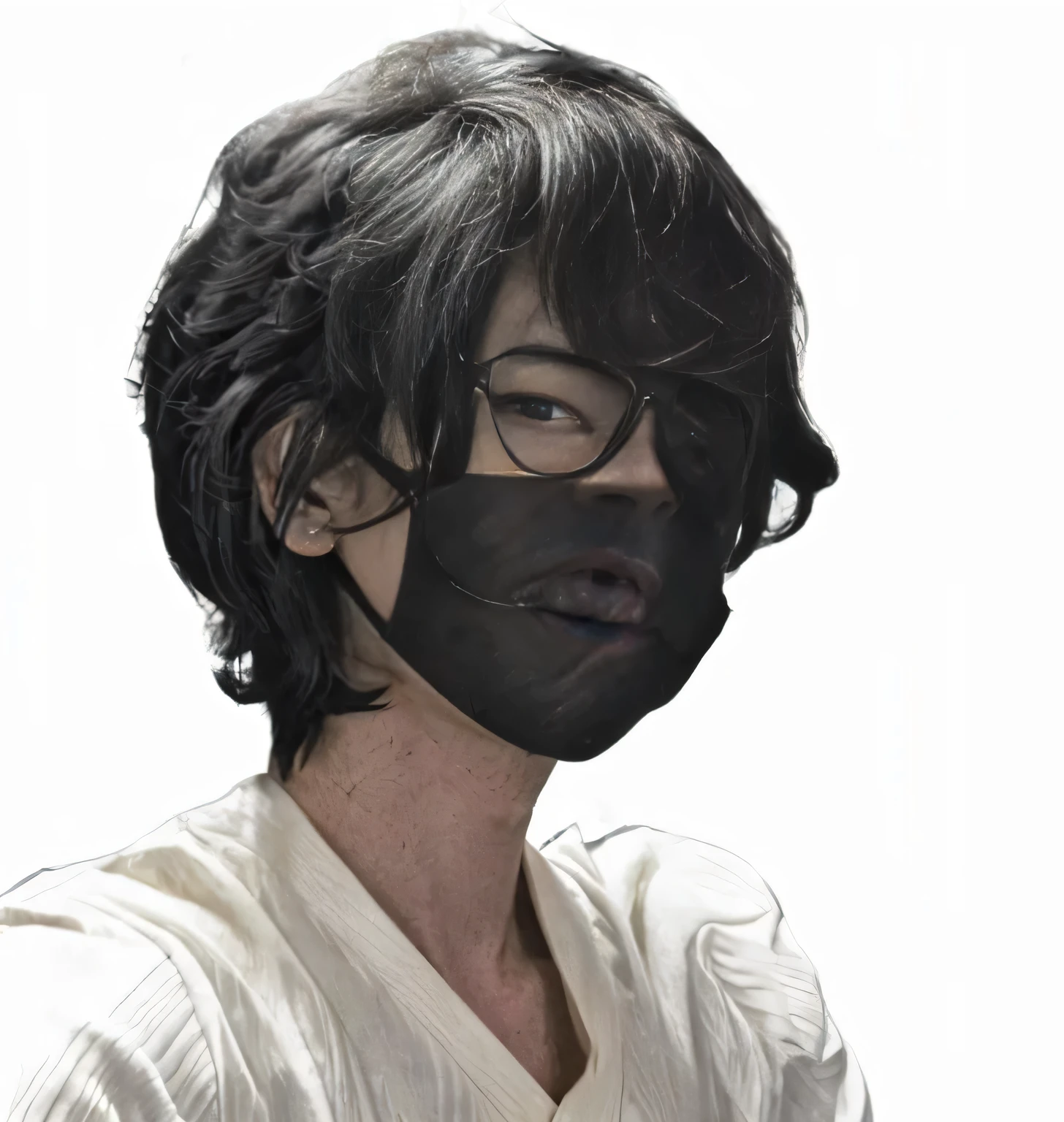 Japanese male mask erase