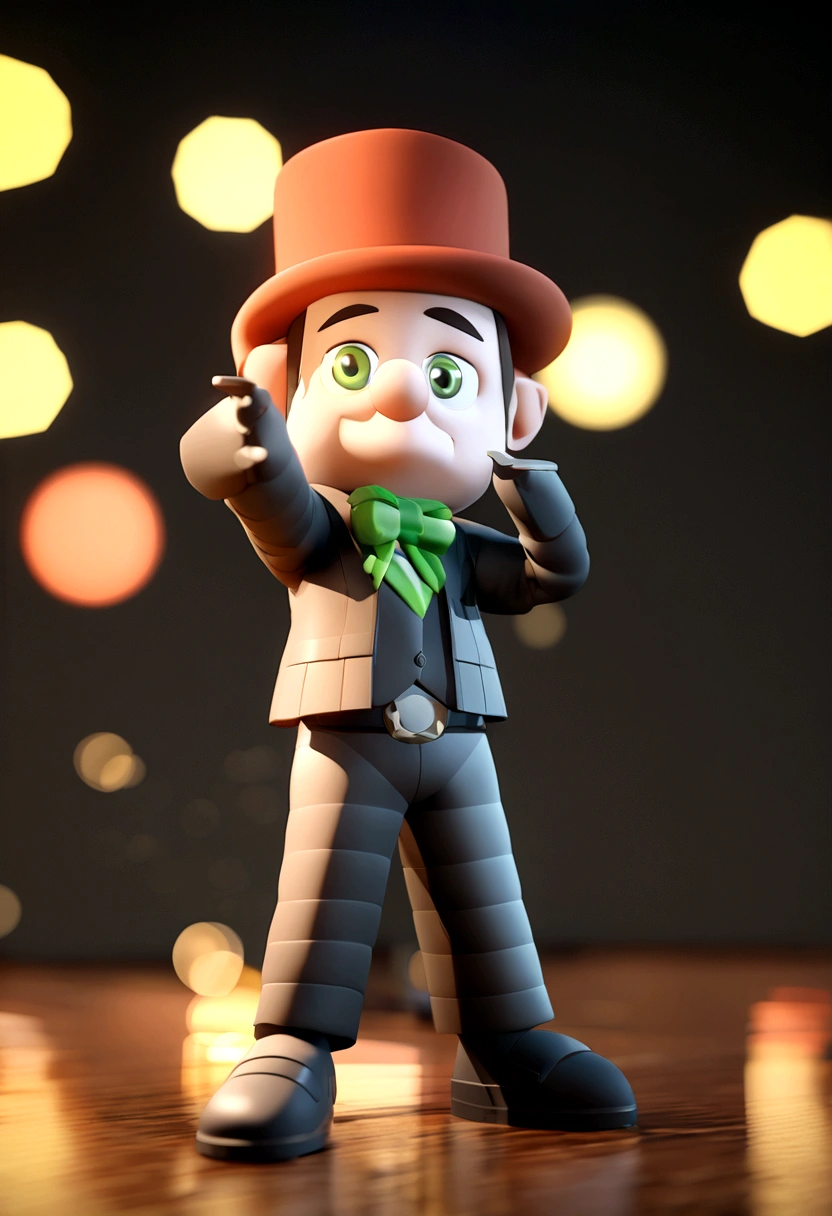 Green eyes cartoon character toon rendering screenshot, Personagem 3D, Personagem 3D, Stylized 3D rendering, 3D character rendering, personagem de desenho animado, Personagem de close up, Pose de personagem, (Estilo Pixar) (parte mestre:1.2) (Bokeh) (melhor qualidade) (pele detalhada) (textura detalhada) (8K) (argila) (cinematic lighting) (sharp focus，Senta e vaza a parte superior do corpo