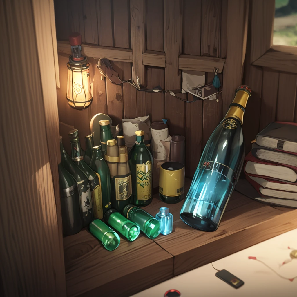 a bottle, rpg item game bottle