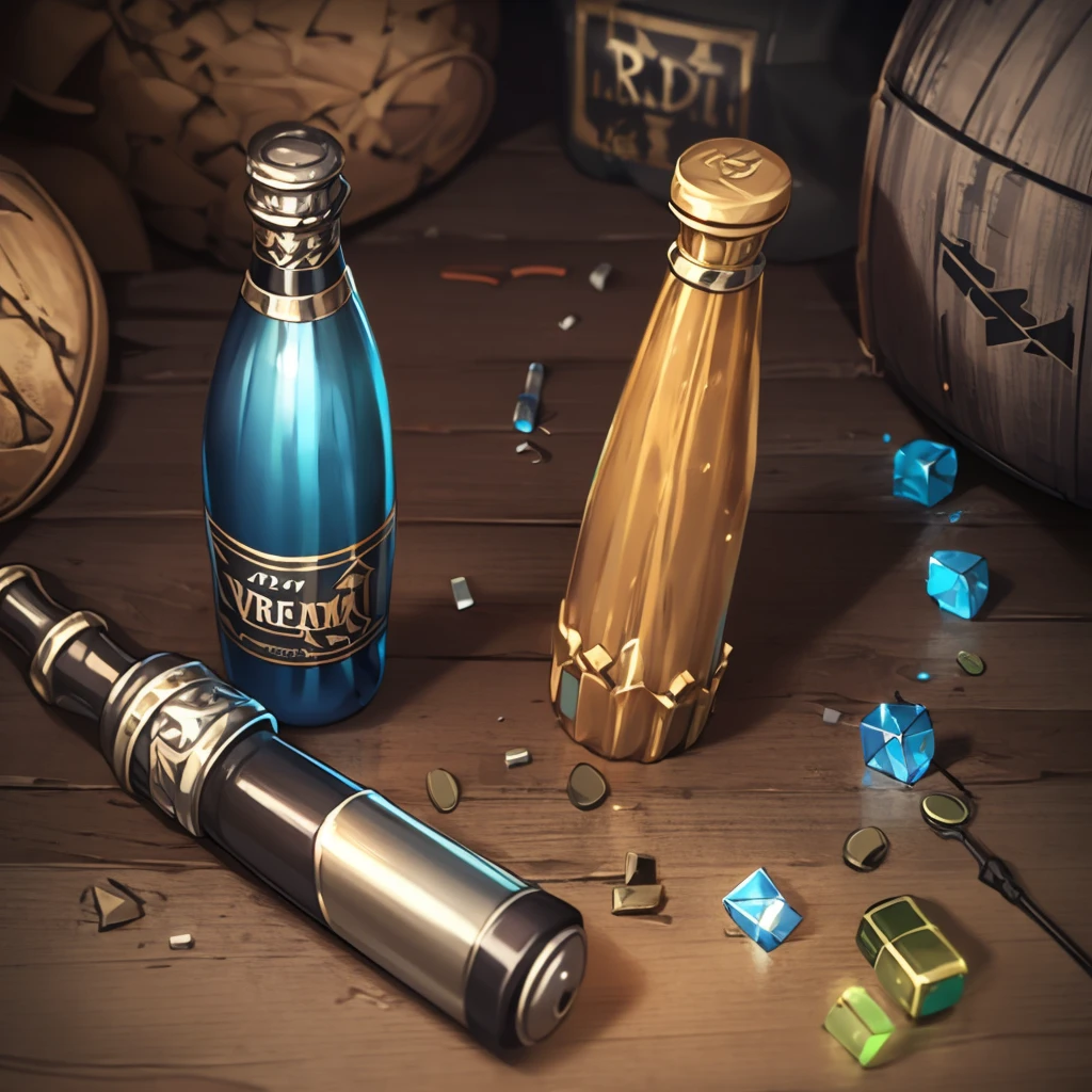 a bottle, rpg item game bottle