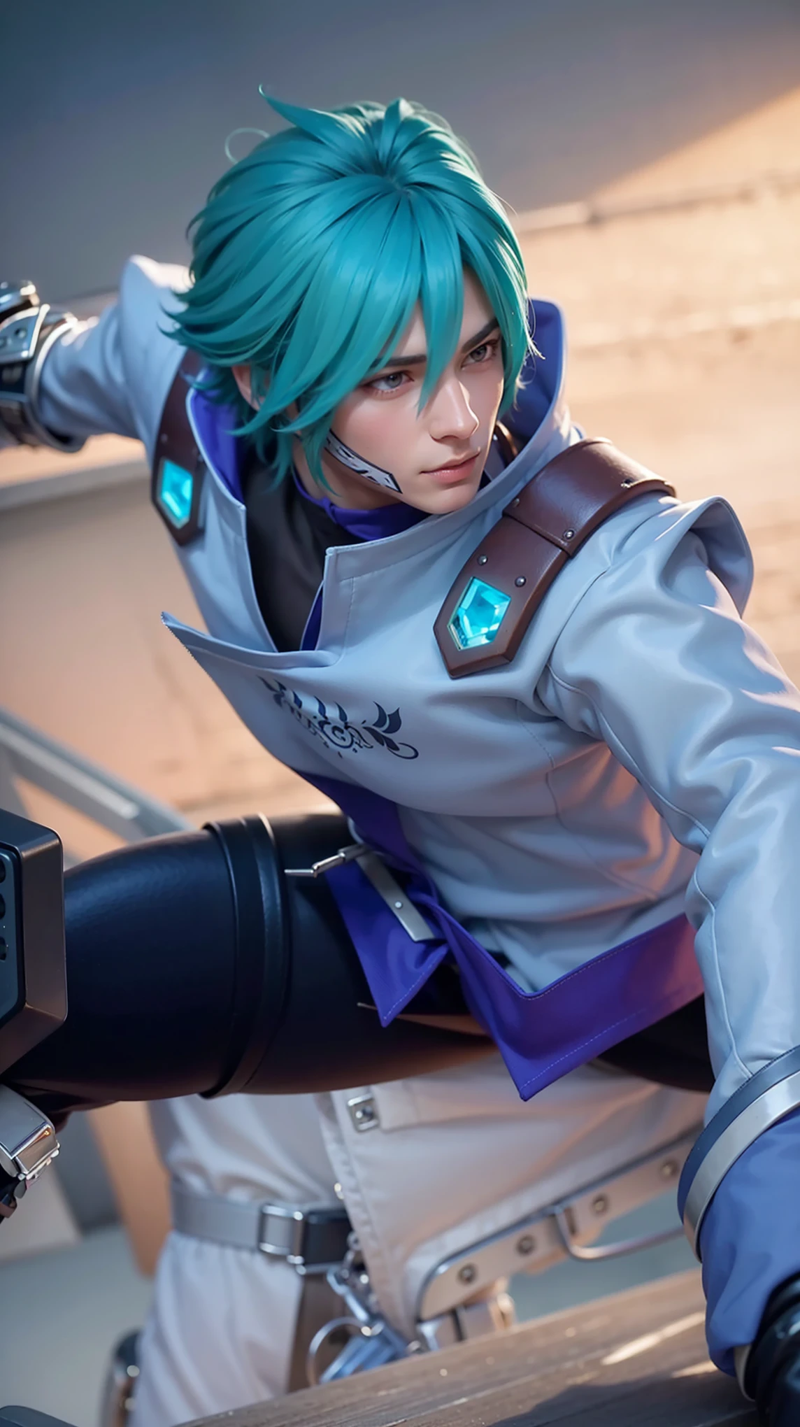Best quality, masterpiece, detailed skin texture, detailed clothes texture, detailed face, super detail, 8k, intricate detail, 1 boy, The color doesn't change, Muscle guy, 1 guy