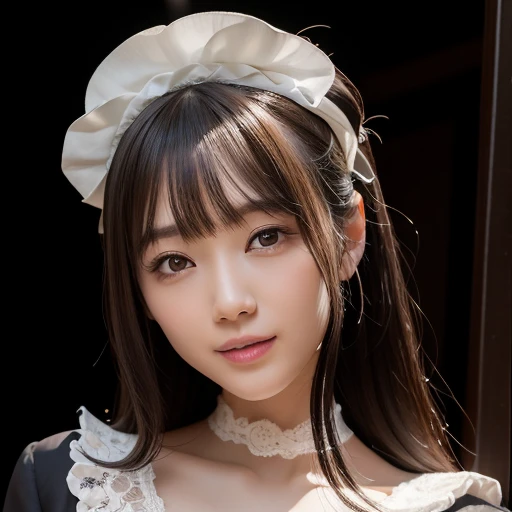 highest quality、Cute Face、Very detailed、High resolution、8k、Thin lips、Detailed face、Cute Smile、Cute Japanese Woman、Cute 24 year old beauty、Beautiful and elegant face、Cute Face、Natural Bangs、Arched eyebrows、Shaped eyebrows、(big, Balanced Eyes)、Cute eyes、Beautiful thin nose、Beautiful Skin、Medium Bob Hair、Natural Bangs、Slim face、Slim figure、(happinessそうな表情で正面を見て)、Flat lighting、Bright lighting、Professional Lighting、Forward lighting、A kind smile、Facial Lighting、fun、Happy、happiness、Fair skin、