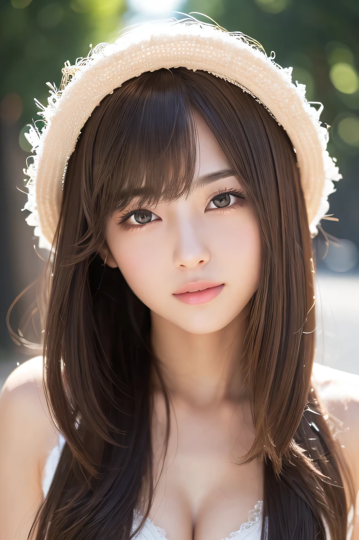 (((32k,High detail,High Detail、masterpiece,Attention to detail,Whole Body Ezbian,solo))),RAW Photos & Realistic atmosphere,high-quaiity,(Correct Anatomy),(real photo),Photorealistic、Cute face,(Well-proportioned face:1.5),High resolution,Super detailed,Fine details,Very detailed,very realistic eyes and face,smile,(Correct human body),Sharp Focus,high quality,Beautiful brown eyes,Mouth details,Glossy Lips,Fine eyebrows,Soft white skin that shines in every detail、Detailed eyes、Dark brown eyes,Very beautiful eyes,Detailed lips,realistic body, Ultra HD, High resolution, Detailed face,very delicate and beautiful body,Realistic photos, professional photo, real photography, Beautiful Hands, Detailed hands,Very beautiful face,Very well-formed face, photo realistic, realistic young gravure idol, Slender gravure idol, Beautiful and cute,(full body:1.4), ((Japanese))、She's cute like a Korean idol,Black Hair,Black Hair,long hair, flat chest,(white sheer lingerie), ((spread legs wide)), Legs spread wide from side to side, Sitting with legs apart、Thighs wide apart,(looking at viewer),(flat chest),Narrow waist,pussy,at night, at the town street