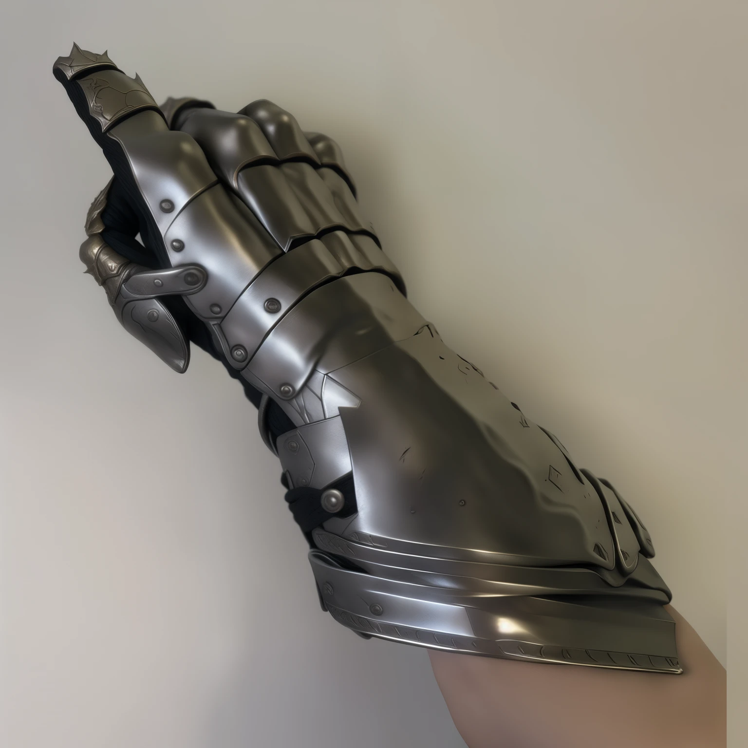 一个人戴着Metal gloves的手臂特写, Coating arm, Metal gloves, Metal Material，war themed gloves，Metallic luster，Enhance Light and Dark， Diablo Immortal，Game Icon