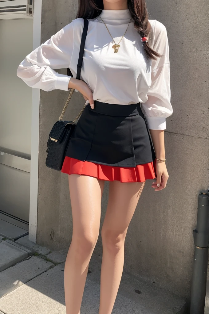 Micro Mini Flare Skirt