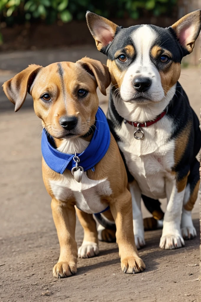 Perrito feo y uno bonito son hermanos