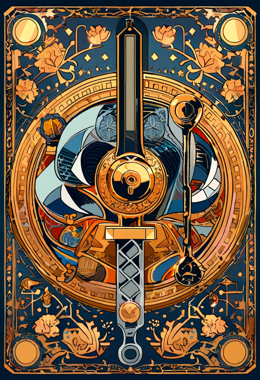 (Game achievement badge design),silver medal,Flat 2D effect,Ear of wheat border,(In the middle of the medallion is the hammer and wrench intersecting icon)