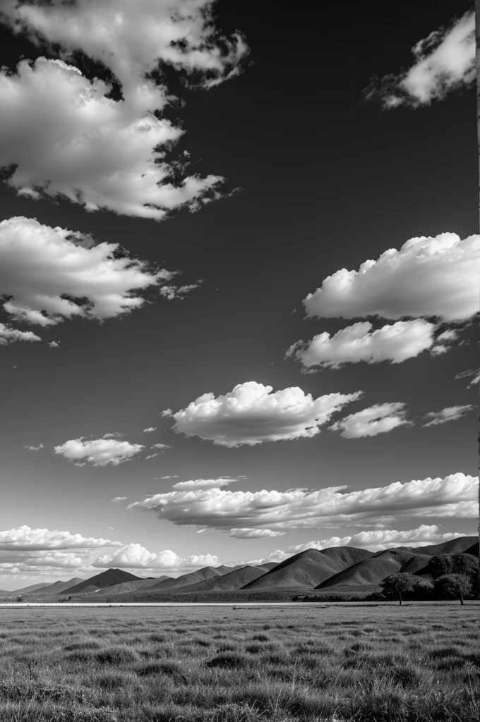 Paisaje black and white