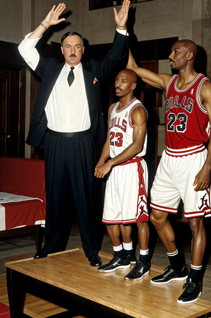 Hitler, jesucristo y Michael Jordan juntos en una mesa