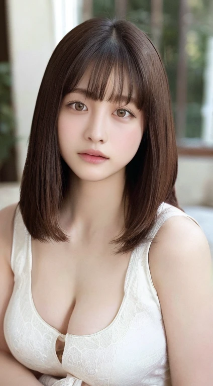 ((highest quality、8k、masterpiece:1.3))、detailed 女性:1.3、(Medium Hair、Huge breasts:1.8、Cleavage:1.5)、((camisole))、超detailed、detailed、eyelid、Tokyo、(((Pregnant women、Big belly、The whole body is visible)))