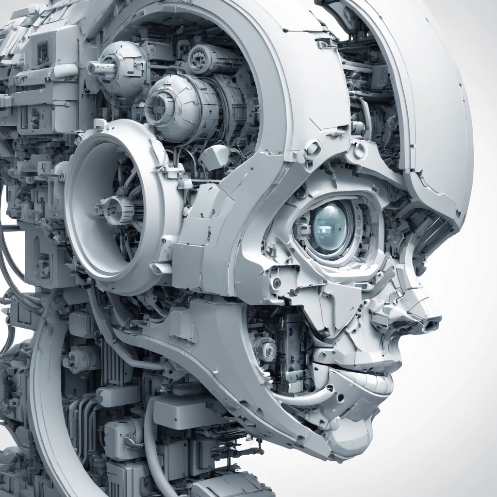 Create an amazing image using the Greebles art style