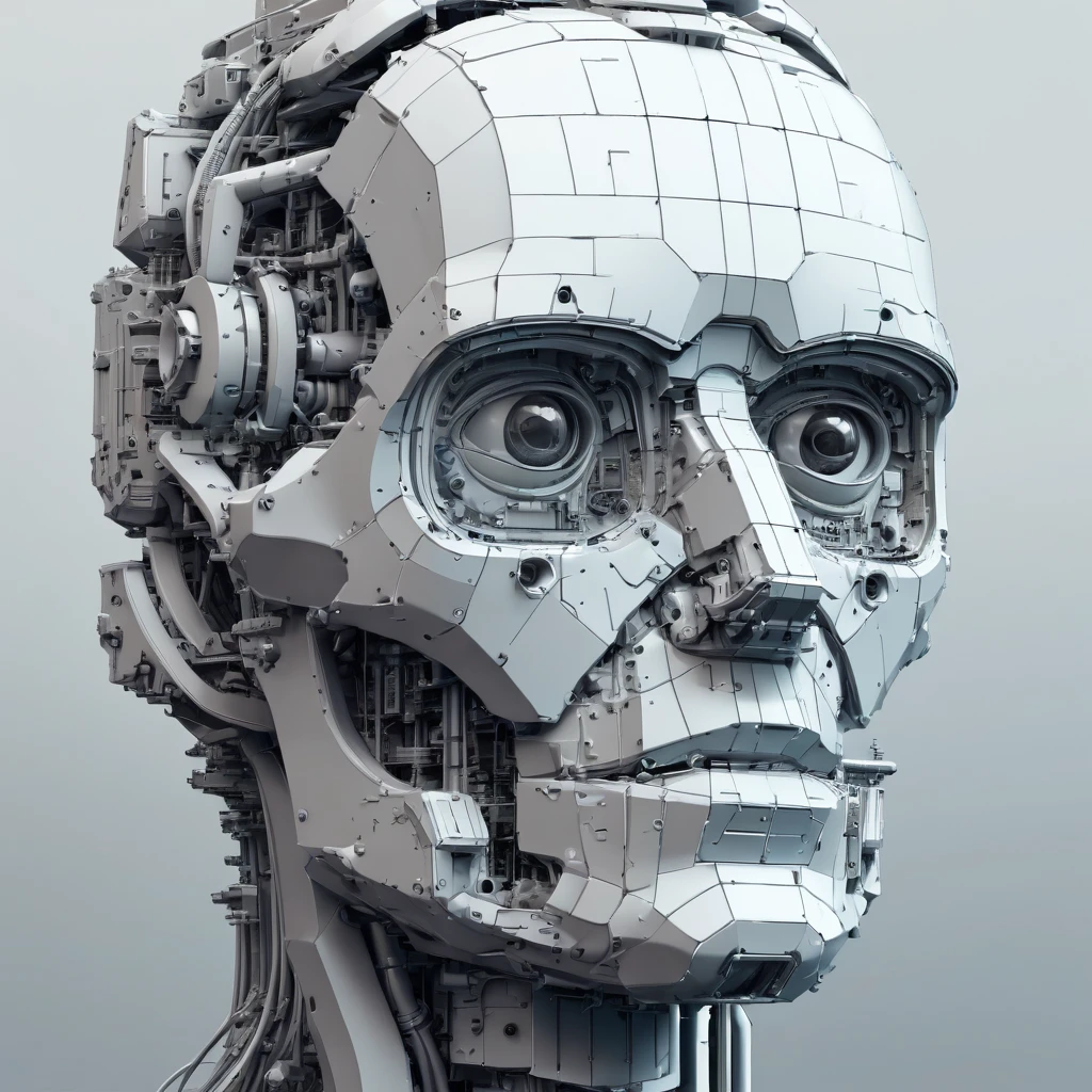 Create an amazing image using the Greebles art style