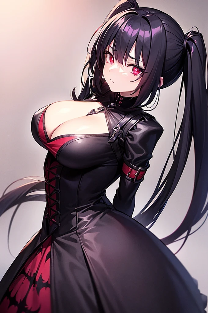 Arm behind her head