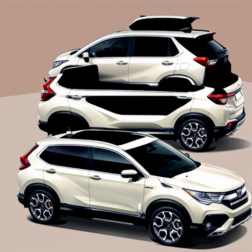 Crea un concept car del honda cr-v