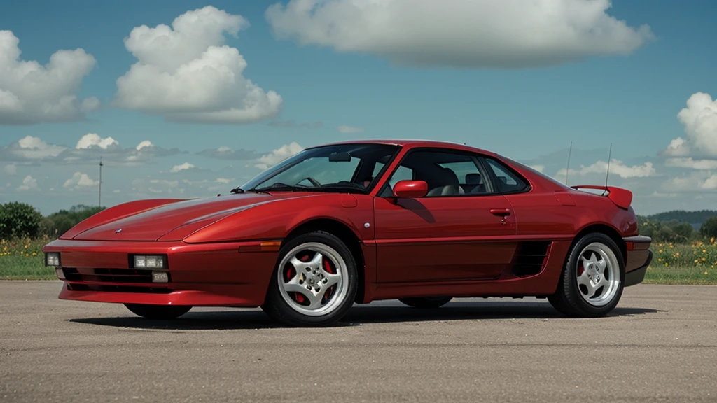 red sports car coupe from the 1990s