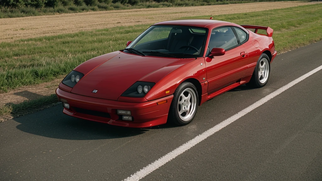 red sports car coupe from the 1990s