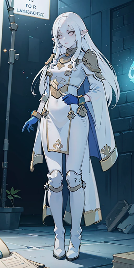 (masterpiece:1.2) (best quality:1.2) (Full body view from below) perfect eyes, perfect face, perfect lighting, 1girlMILF mature drow elf blue skin color, white hair, blue ayes, pointy ears, hyper realistic, Ultra detail, high res, blue bodysuit, blue gloves, bracelet, blue boots, extremely detailed, highly quality, 4k, sharp focus, professional, sharp focus, award winning, cinematic lighting, octane render, unreal engine, volumetrics dtx, Wallpaper