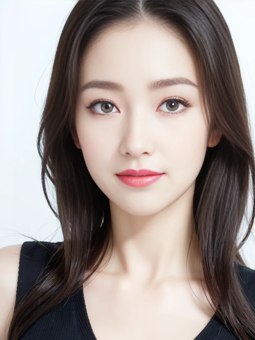 (highest quality、Tabletop、8k、Best image quality、Award-winning works)、One beautiful woman、Beautiful and elegant long hair、Beautiful black hair、(alone:1.1)、(The perfect black V-neck long sleeve knit:1.4)、(The simplest black background:1.4)、とてもBig Breasts、Accentuate your body lines、Beautiful and exquisite、look at me、(Perfect Makeup:1.1)、Bright lipstick、Ultra-high definition beauty face、Ultra HD Hair、Ultra HD Shining Eyes、Ultra High Resolution Perfect Teeth、Super high quality glossy lip、Accurate anatomy、Very beautiful skin、Glowing skin in ultra-high resolution、An elegant upright posture when viewed from the front、(very bright and vivid:1.2)、(Slender body:1.2)、(Cleavage:1.1)、(Big Breasts:1.1)、Shiny, Bright lipstick、(Face close-up:1.2)、(58-year-old:1.4)、(Wrinkled adult face:1.5)、Randomly oriented body、West Shot、