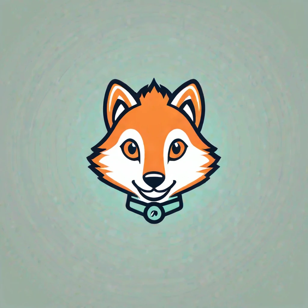 Logo, vector, logo design, vector, simple, flat, icon, Minimalism, Clear lines and contours, concentrated, A cute animal, Retro animation style, Artist Max Fleischer
