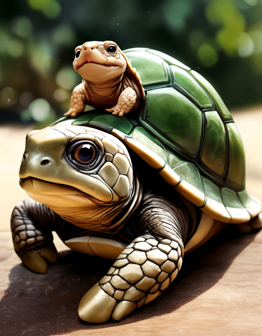 araffe turtle with a yellow and black shell, half turtle, adorable appearance!!!, as an anthropomorphic turtle, anthropomorphic turtle, an anthropomorphic turtle, has a very realistic look to it, well detailed, very realistic looking, nicely detailed, aged turtle, ultra realistic!!!, cute little creature, turtle shell
