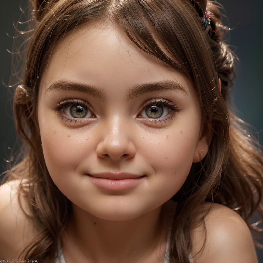 1girl, pixar style, stylized cartoon character, adorable face, cute big eyes, button nose, small mouth, round chubby cheeks, long eyelashes, messy hair, (best quality,4k,8k,highres,masterpiece:1.2),ultra-detailed,(realistic,photorealistic,photo-realistic:1.37),vibrant colors,soft lighting,warm palette,3d render,highly detailed,intricate details,flawless skin,adorable expression,dynamic pose,playful,whimsical,endearing1girl, pixar style, stylized cartoon character, adorable face, cute big eyes, button nose, small mouth, round chubby cheeks, long eyelashes, messy hair, (best quality,4k,8k,highres,masterpiece:1.2),ultra-detailed,(realistic,photorealistic,photo-realistic:1.37),vibrant colors,soft lighting,warm palette,3d render,highly detailed,intricate details,flawless skin,adorable expression,dynamic pose,playful,whimsical,endearing