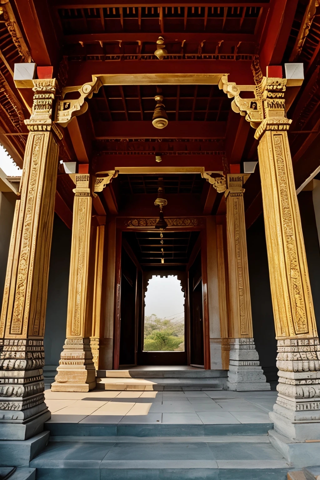 A hindu temple