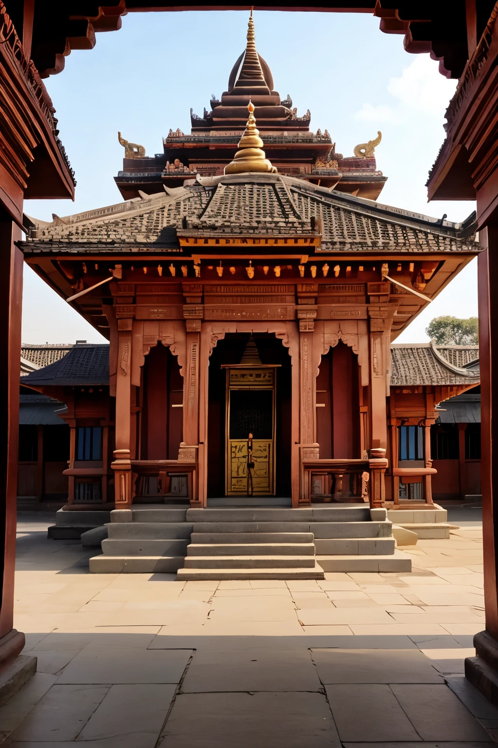 A hindu temple